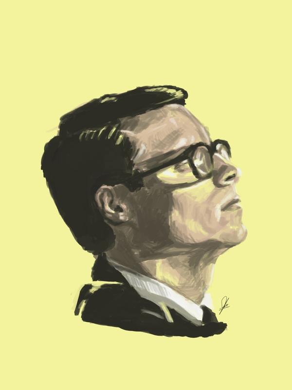 portrait of a man wearing glasses