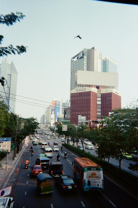 mild traffic in Bangkok