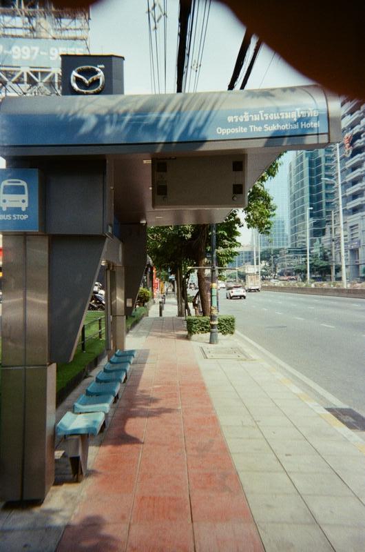 a bus stop