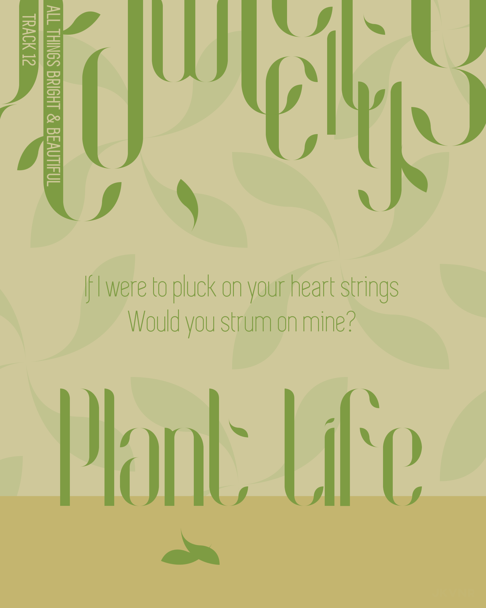 poster for 'Plant Life' from 'All Things Bright and Beautiful' album by Owl City