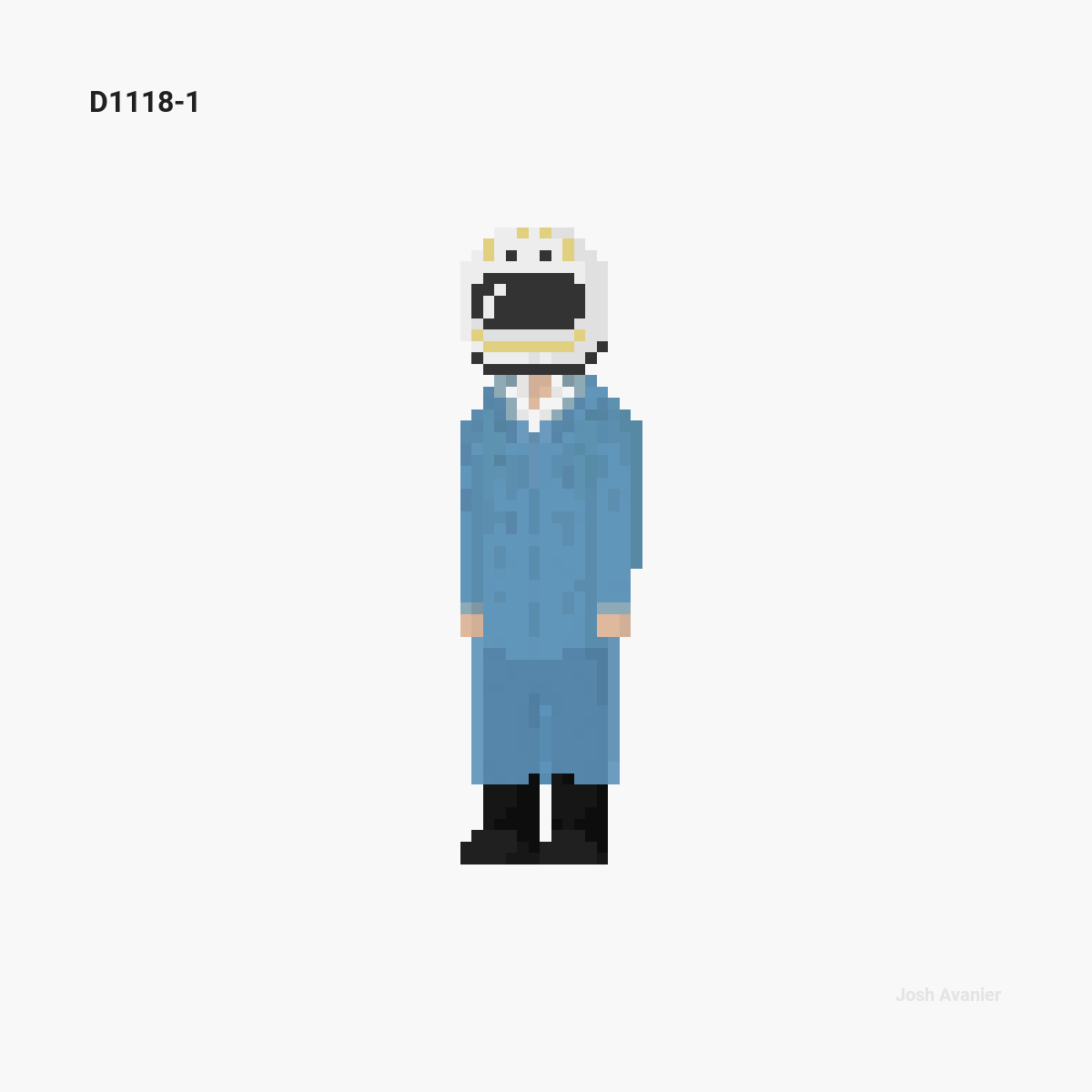 self-portrait pixel art