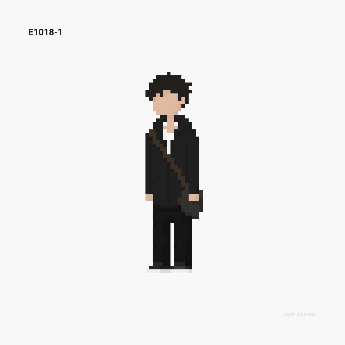 self-portrait pixel art