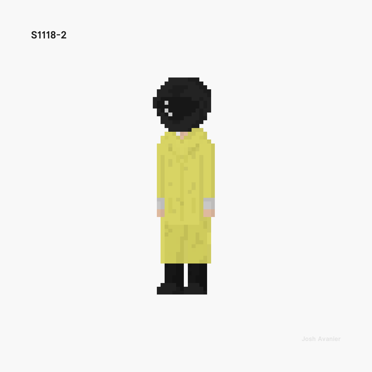 self-portrait pixel art