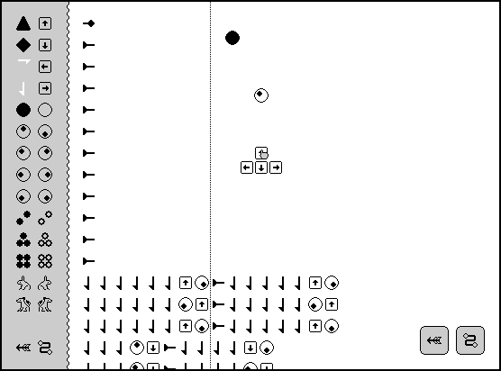 rewriting sequence in Tote showing an eye tracking the movement of a ball